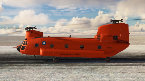 British Antarctic Survey CH-47D for Miltech's CH-47D