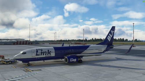 British Link: PMDG 737-800 G-BLKE