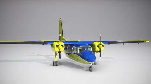 Britten Norman Islander BN-2 - Dunholm Travel Blue Livery