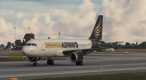 Bronco Airways SE-BAA w/Cabin Fenix A320