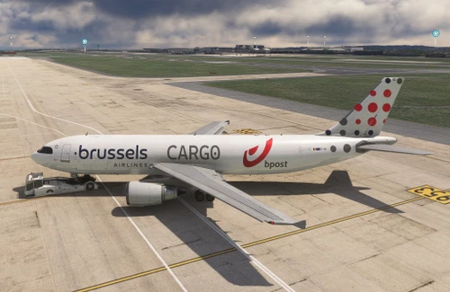 Brussels Airlines CARGO BPOST  (Fictional) OO-SBZ -A300-600F - Inibuilds