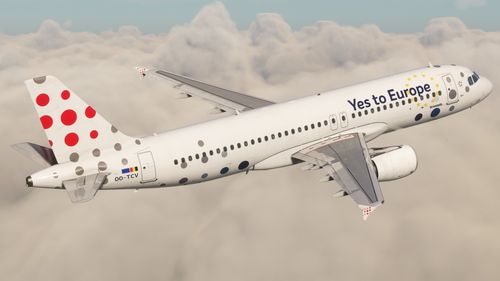 Brussels Airlines 'Yes to Europe' | Fenixsim Airbus A320 v2