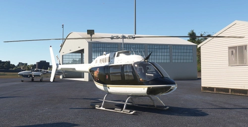 Bell 206B3 - Bulldog Airlines Mack Trucks III