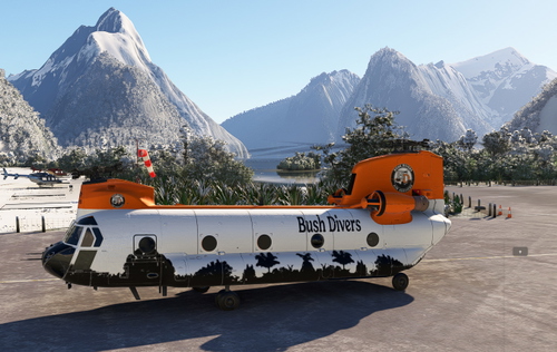 Bush Divers Livery for the CH-47D Chinook