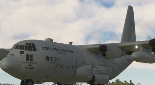C-130  (With interior) - TC-69 "PUERTO ARGENTINO" - Fuerza Aérea Argentina