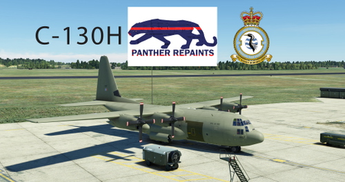 C-130H Captain Exterior RAF  47 + 100th Centenary Tail