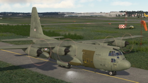 C-130H Captain Exterior RAF XV295- Special Ops-Olive GRN thumbnail 3