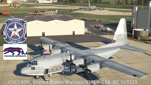 C-130H Captain Exterior, United States Marines-VMGR-234, AC 169229  
