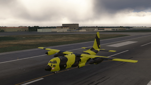 C-130H Captain Scam Krait Squadron Livery Black / Yellow