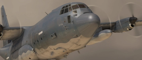 C-130H USAF 5776 (Fictional C-130J Commando II) weathered