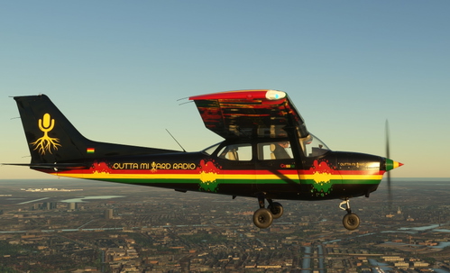 C172 G1000 Outta Mi Yard Radio livery