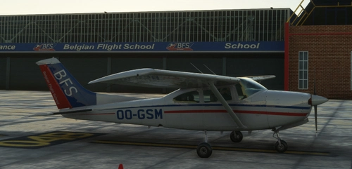 C182RG - OO-GSM - BFS - Belgian Flight School