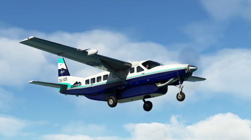 C208 Barrier Air livery   ZK-SDE    Asobo & Black Square