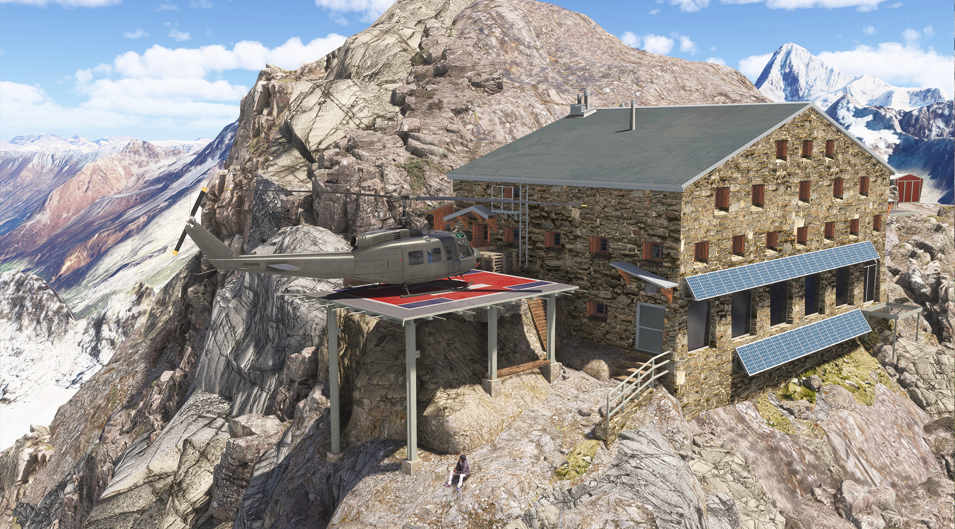 Cabane des Vignettes Helipad