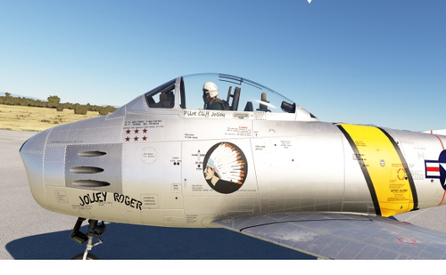Capt. Cliff Jolley,  FU-834.  The Jolley Roger