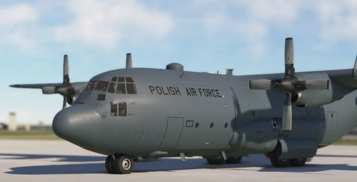 Captain Sim C-130 Hercules Polish Air Force [SIŁY POWIETRZNE]  [1503]