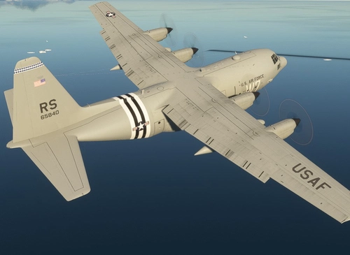 Captain Sim C130H  US Air Force 37th Airlift Squadron 