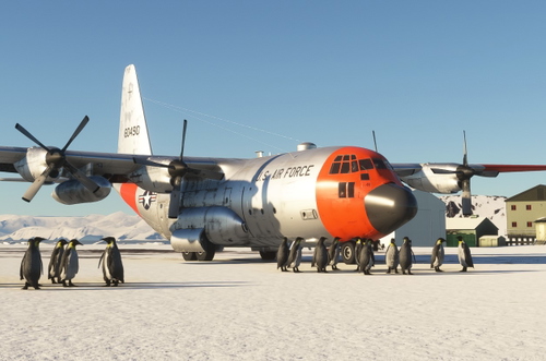 Captain Sim C130H (new version) US Air Force 60490 (Heavy weathered)