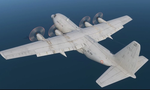Captain Sim C130H  French Air Force Armee de L'Air 61-PP as requested (Weathered version)