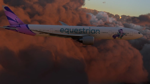 Captain Sim 777-300ER Equestrian Airlines Pack