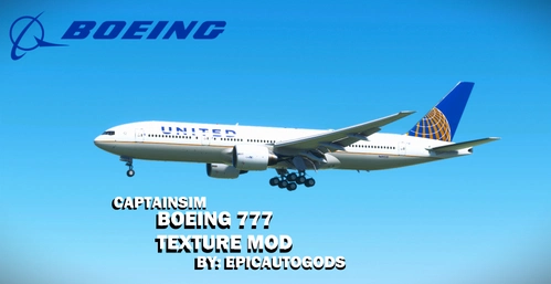 CaptainSim 777 | Gear Texture Enhancement Mod | , 777-300LR/PW/RR/ER, 777-200LR/PW/RR/ER
