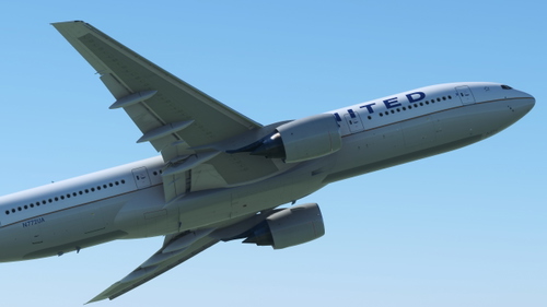 CaptainSim 777-200 PW United AirlinesN772UA