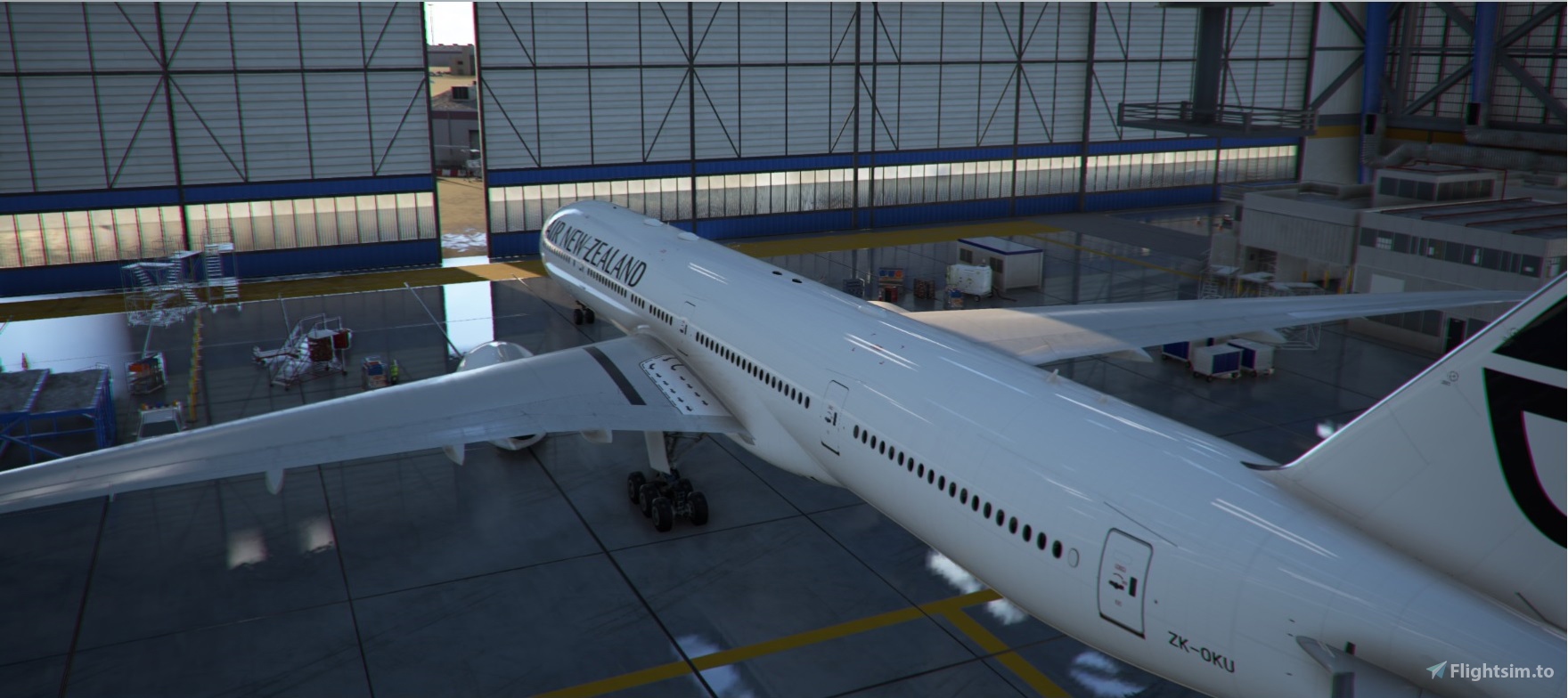 CaptainSim 777-300ER Air New Zealand (ZK-OKU) for Microsoft Flight