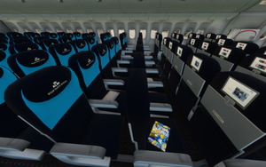 CaptainSim B777-300 KLM PH-BVN + INTERIOR 4K thumbnail 10