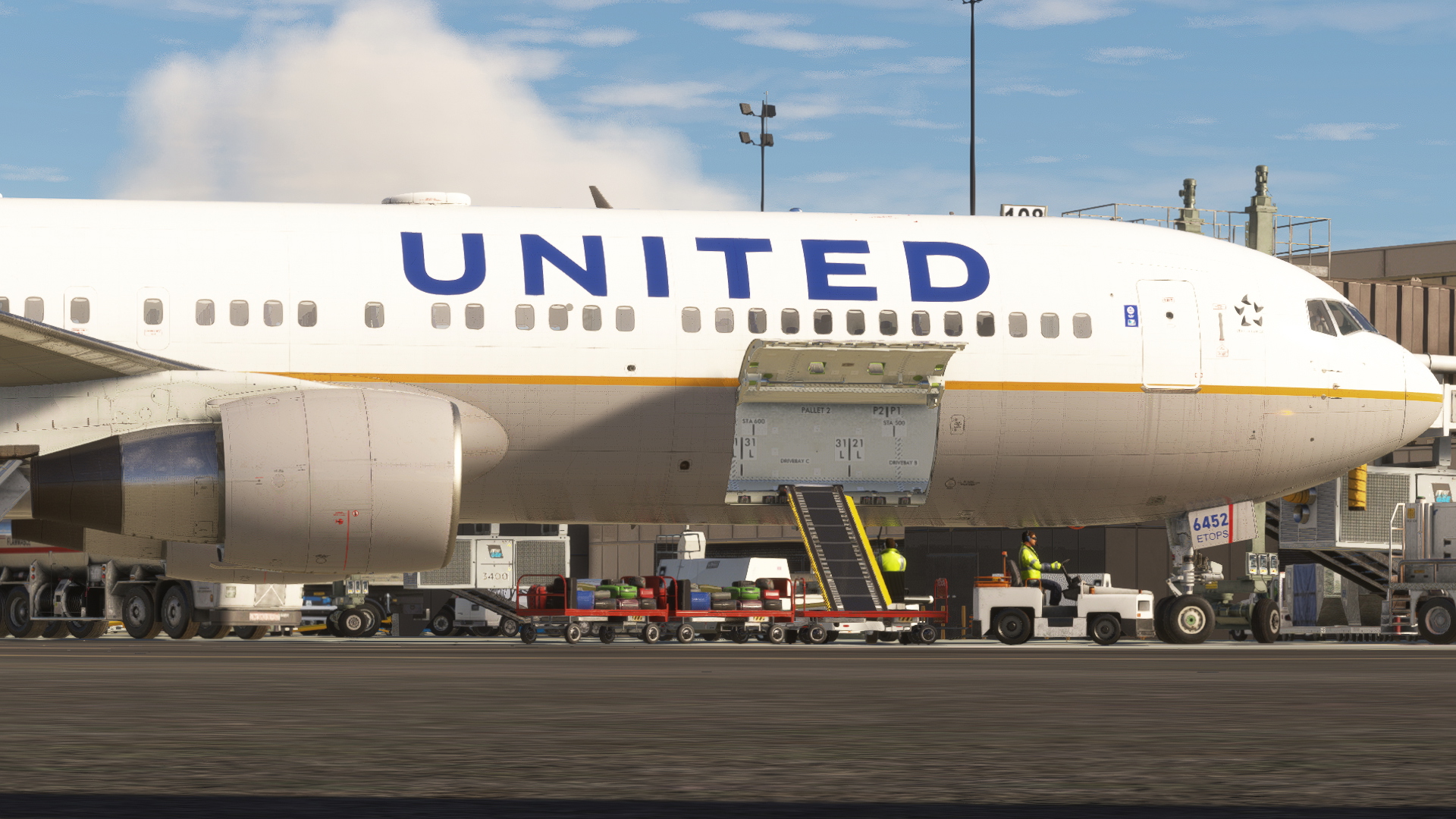 DISCONTINUED] - CaptainSim Boeing 767-300ER United Airlines N652UA