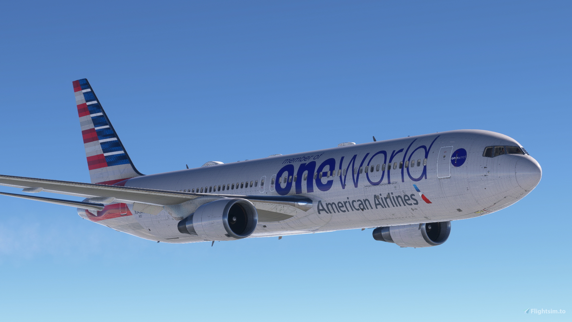CaptainSim Boeing 767-300ER American Airlines OneWorld