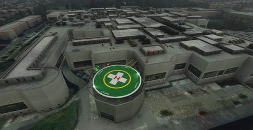 Cardiff hospital helipad