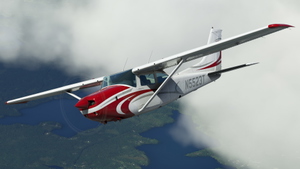 Carenado C182 RG II N5523T + Custom Registration thumbnail 1