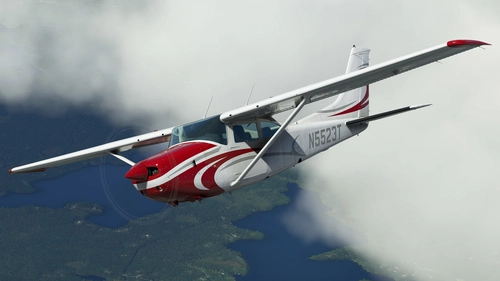 Carenado C182 RG II N5523T + Custom Registration