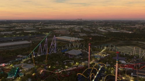 Carowinds theme park, Charlotte, NC (hand-made)