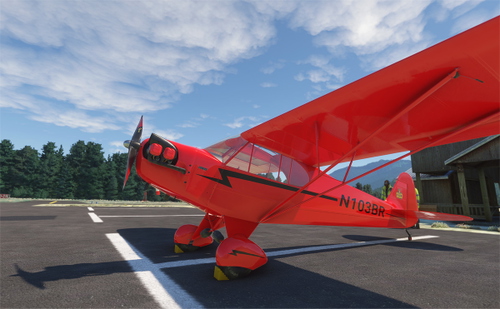 CAS Piper J3-65 'Blazing Red'