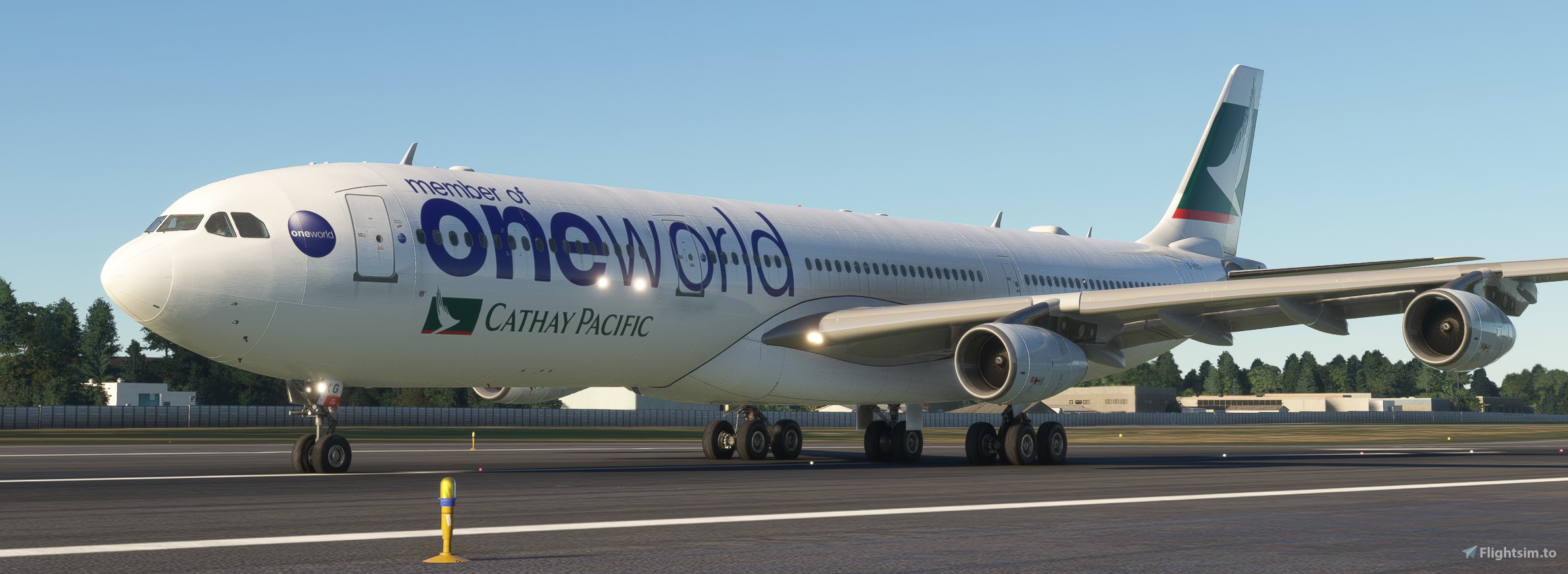 CATHAY PACIFIC -ONEWORLD (B-HXG) for Microsoft Flight