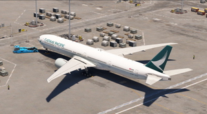 Cathay Pacific B-KQT (w/cabin) for PMDG 777-300ER thumbnail 3