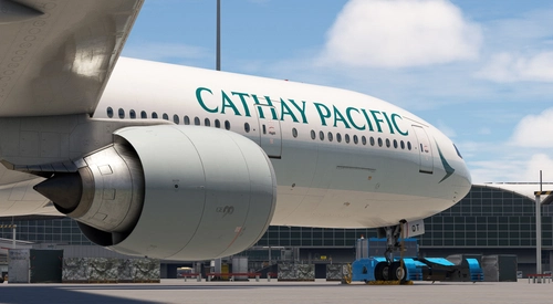 Cathay Pacific B-KQT (w/cabin) for PMDG 777-300ER