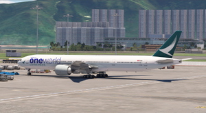 Cathay Pacific "oneworld" B-KQL (w/cabin) for PMDG 777-300ER thumbnail 5
