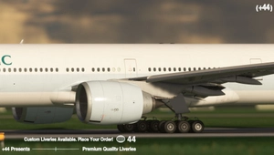 Cathay Pacific w/ Cabin ( B-KPM) PMDG 777-300ER - 8K thumbnail 2