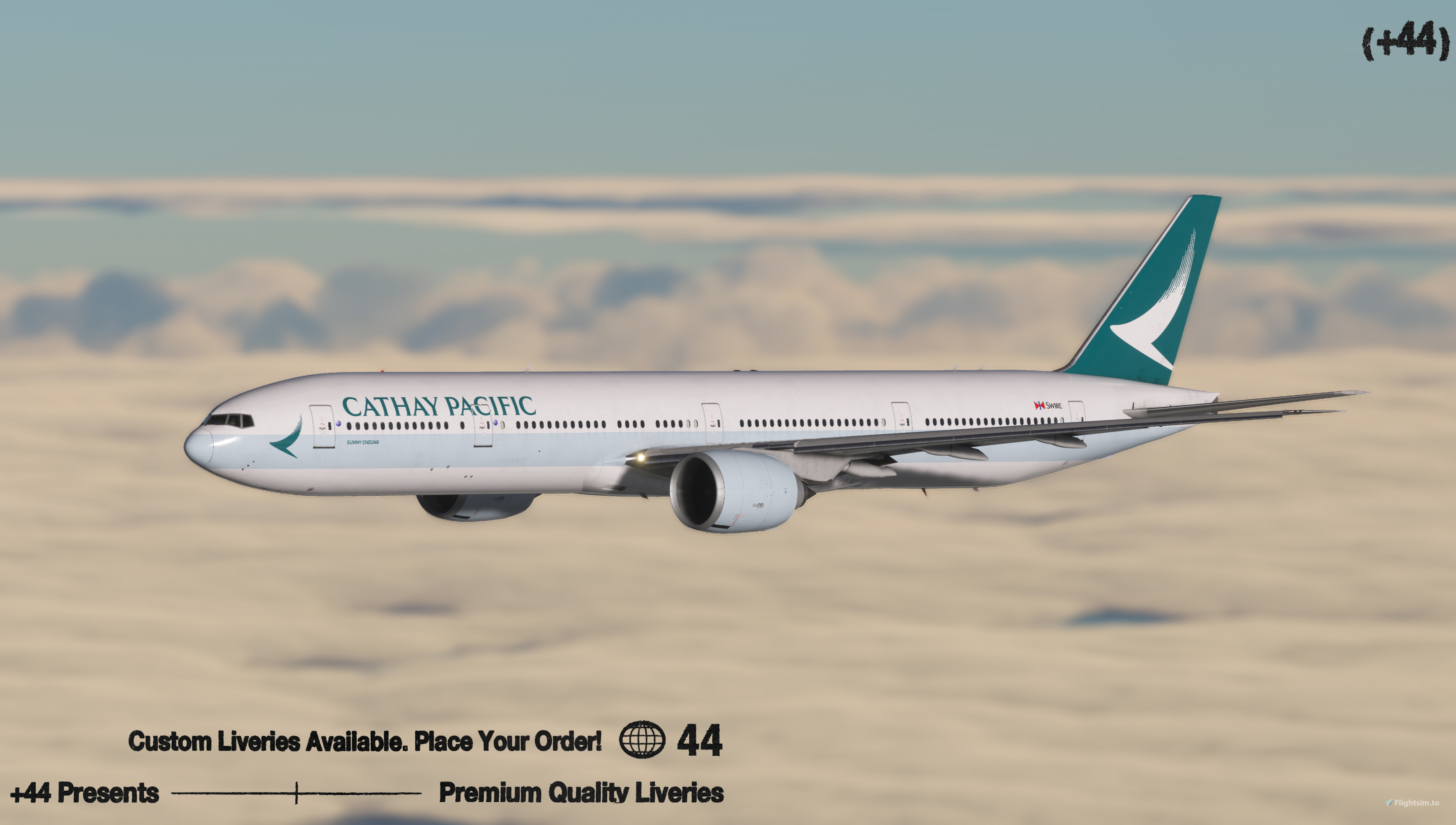 航空機・ヘリコプター Cathay Pacific B 777-300ER 50th タイムセール！】 receives Pacific Cathay 50th Traveller