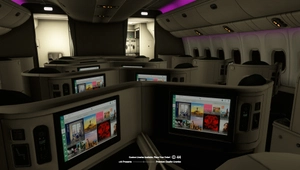 Cathay Pacific w/ Cabin ( B-KPM) PMDG 777-300ER - 8K thumbnail 12