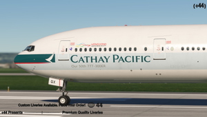 Cathay Pacific w/ Cabin ( B-KQX ) PMDG 777-300ER - 8K thumbnail 1