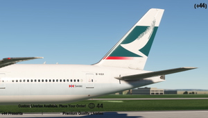 Cathay Pacific w/ Cabin ( B-KQX ) PMDG 777-300ER - 8K thumbnail 7