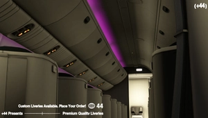 Cathay Pacific w/ Cabin ( B-KQX ) PMDG 777-300ER - 8K thumbnail 11