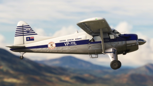 Central African Airways VP-YIL | Asobo/BlackbirdSimulations  De Havilland DHC-2 Beaver [4K]