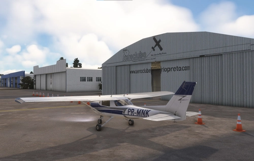 Cessna 152 C152 (PR-MNK)  Aeroclube de são josé do Rio Preto ( WBSim/JPLogistic) 4k