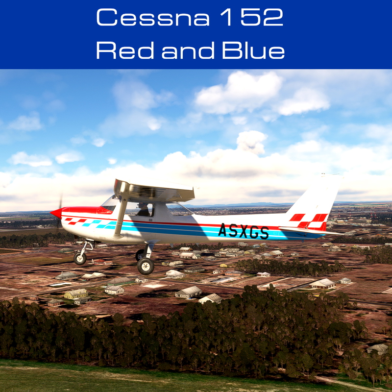 3 152 Liveries for Cessna 152 on Microsoft Flight Simulator