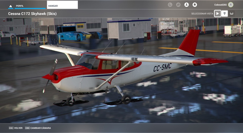 Cessna 172 CC-SMC (Classic/WBSim)