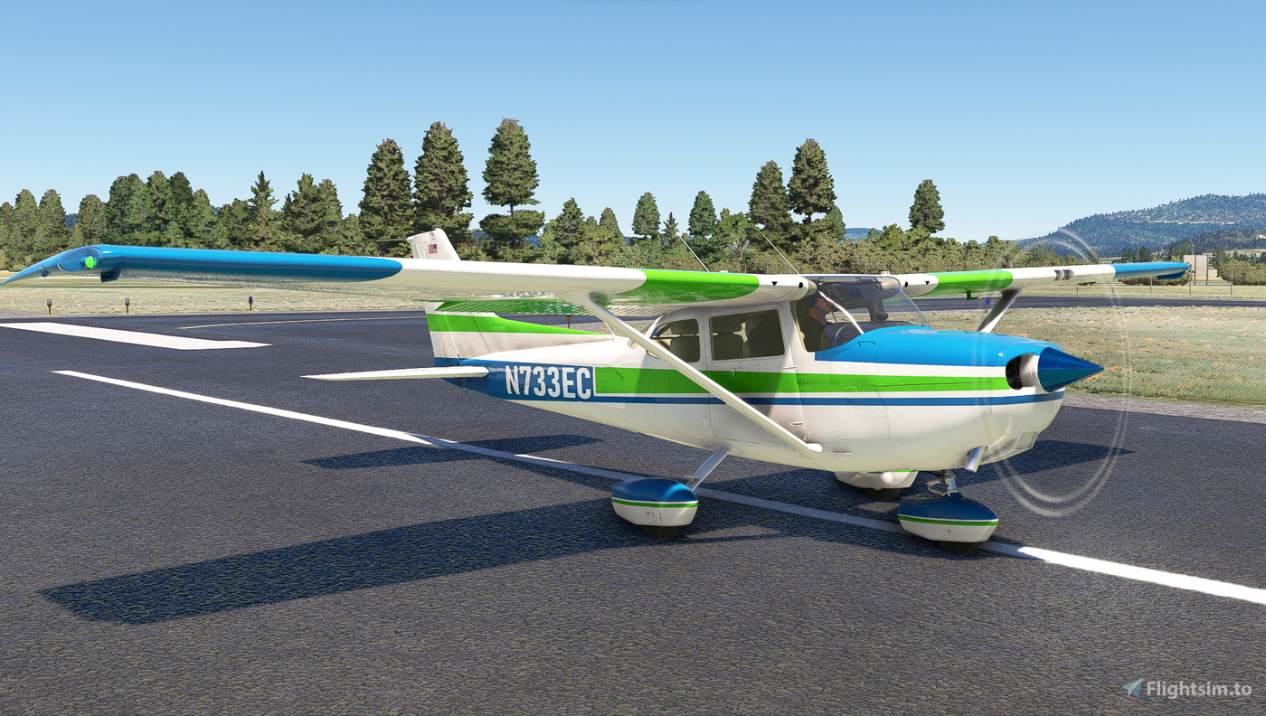 Cessna 172 N733EC (Bagolu, Classic) for Microsoft Flight Simulator | MSFS